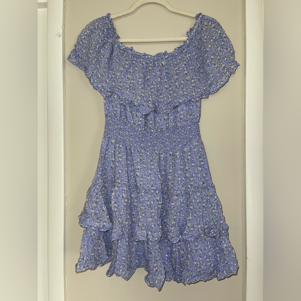 Periwinkle floral dress